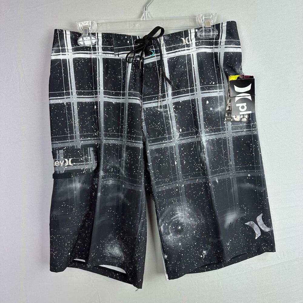 Hurley Phantom Puerto Rico Space Board Shorts Men’s 30 Black